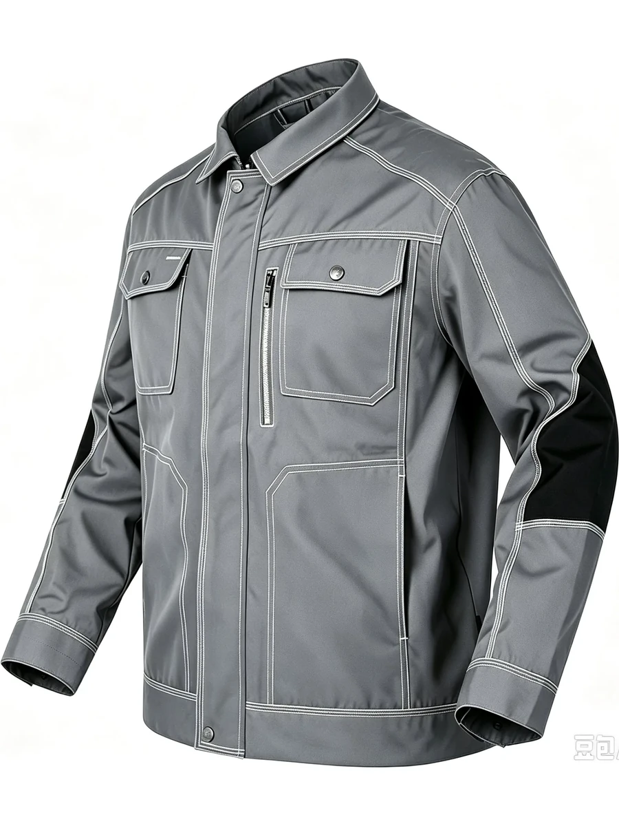 Grey TC Work Top (Long Sleeve)