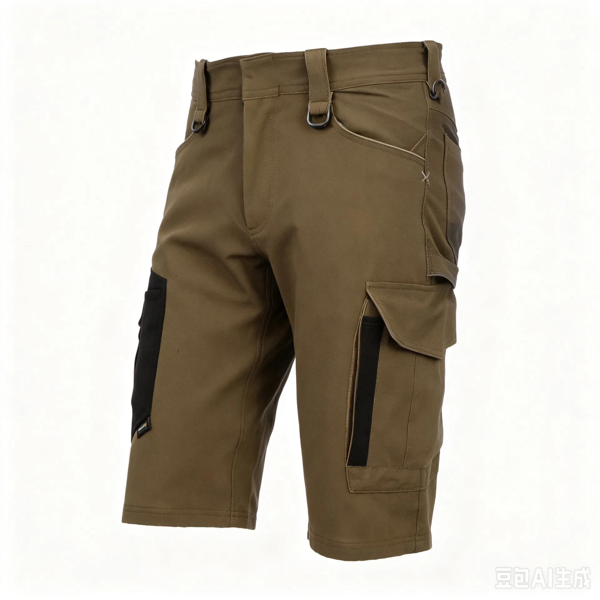 Tan Cargo Shorts - 图片 1