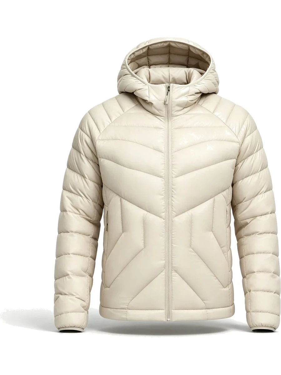 Heavyweight Down Jacket — Cream