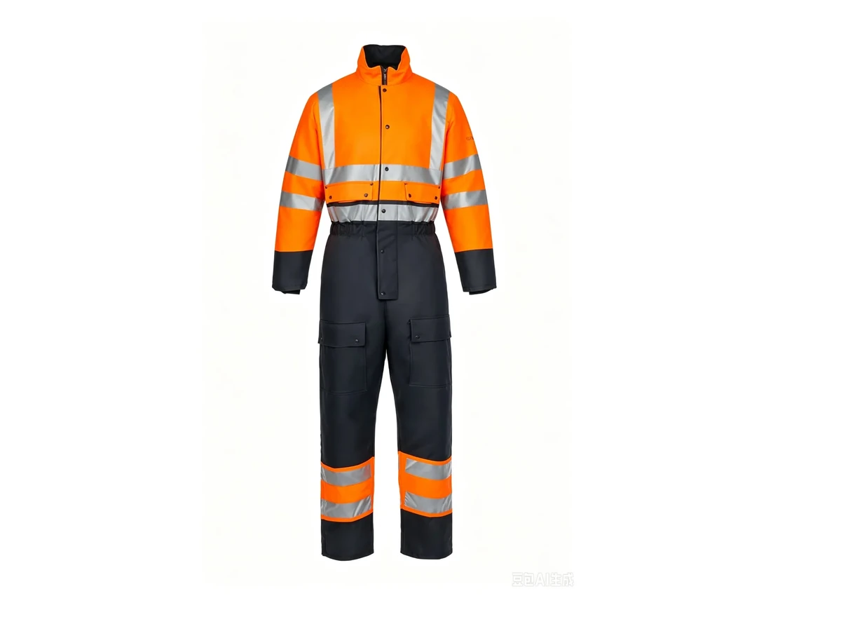 LYTH CV-37 EN ISO 20471 hi-vis TC coverall in orange