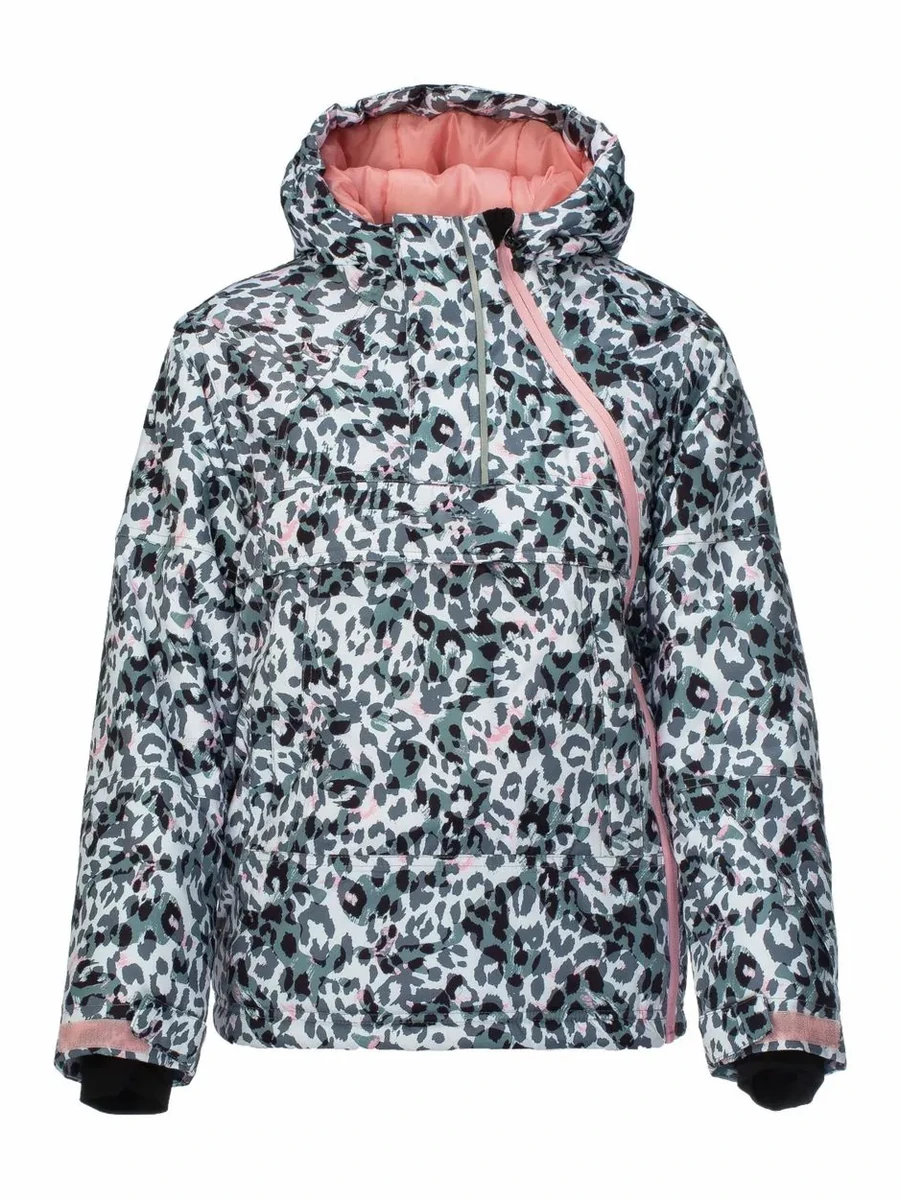 Leopard Print Kids Skiwear