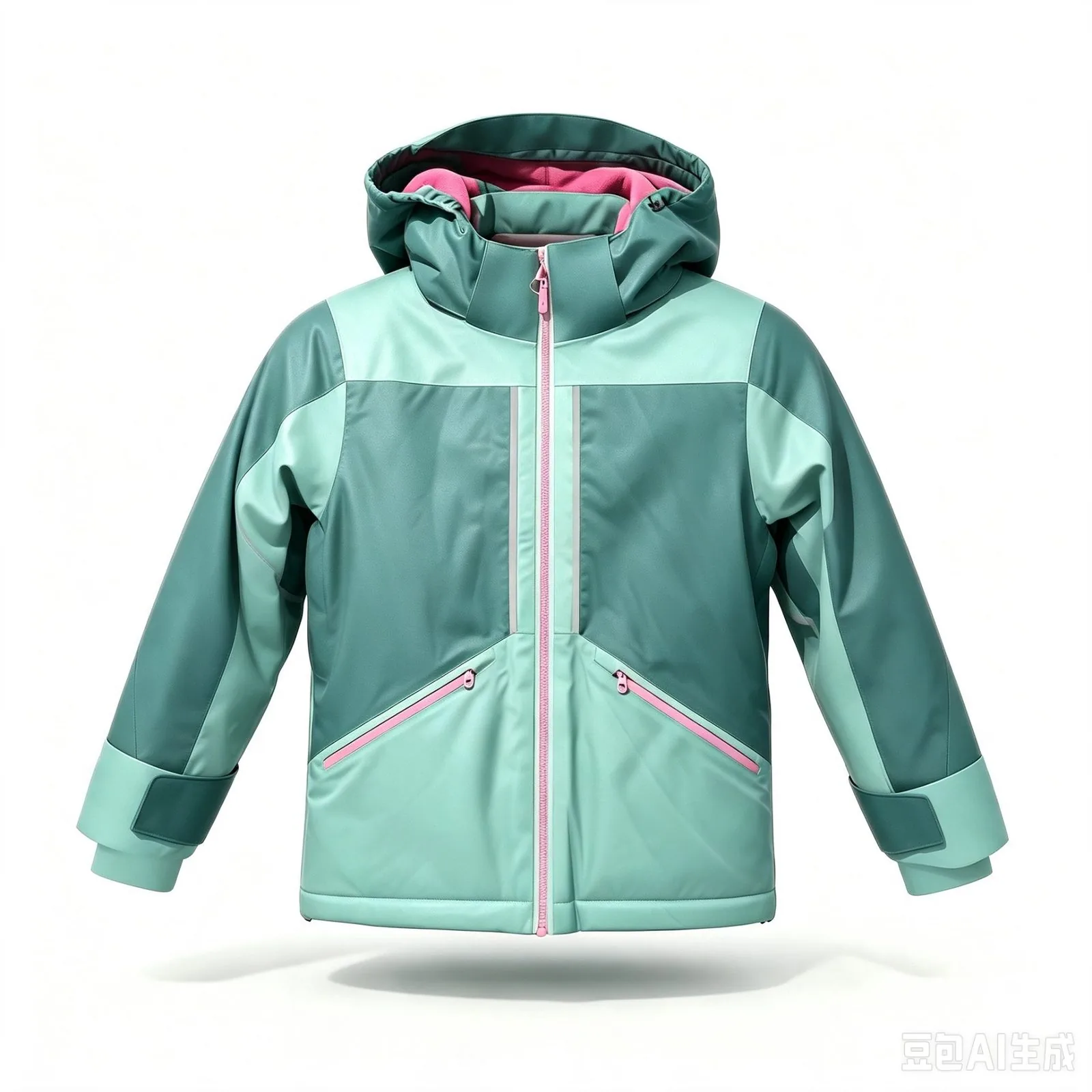 LYTH-SK25 mint green kids ski jacket
