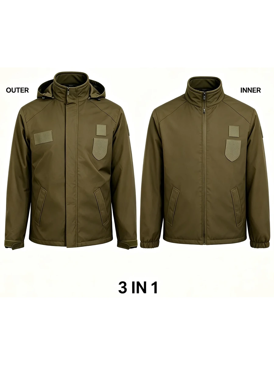 3 IN 1 Military Jacket