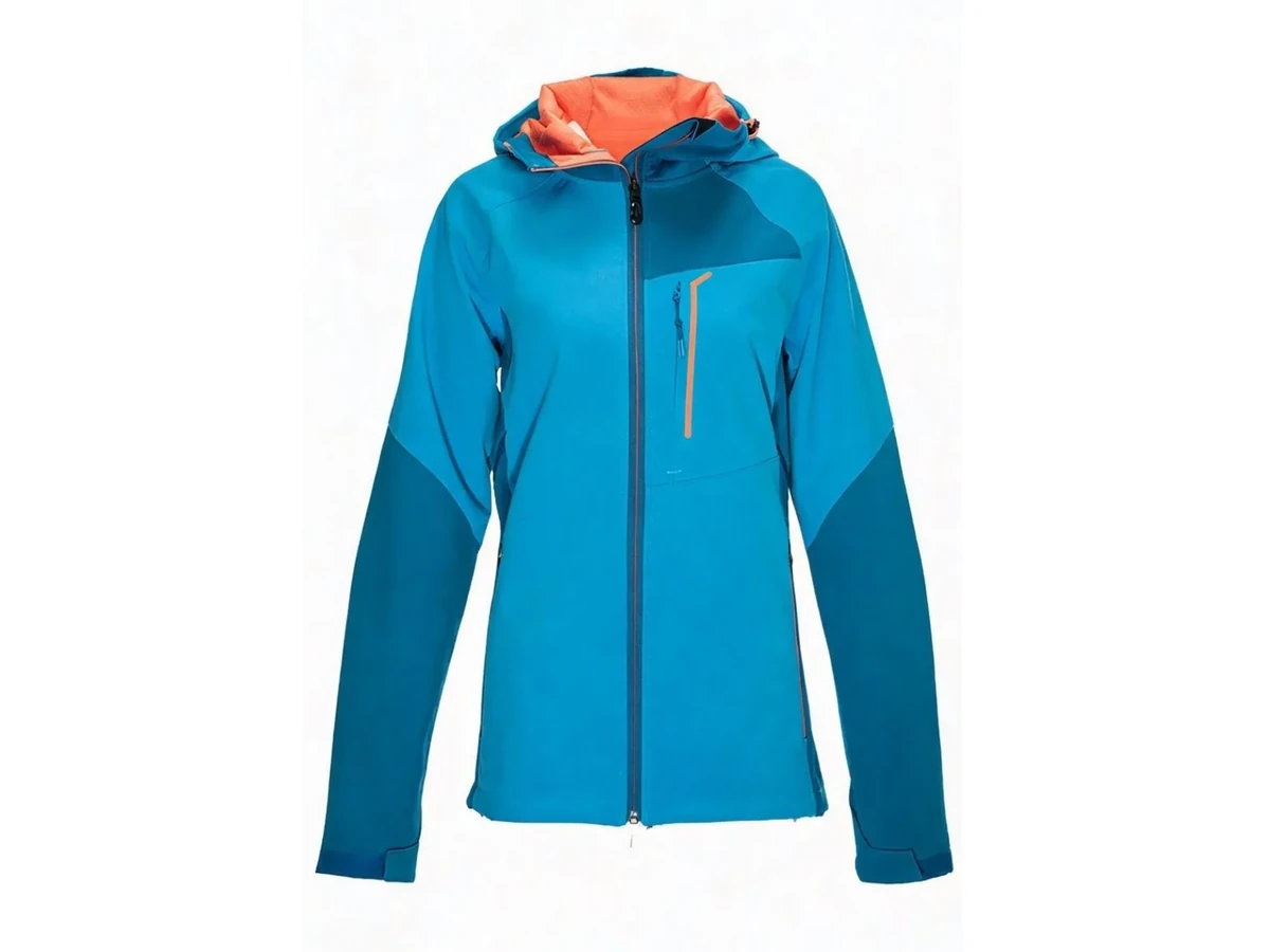 LYTH SF11 blue hooded softshell jacket from the softshell series