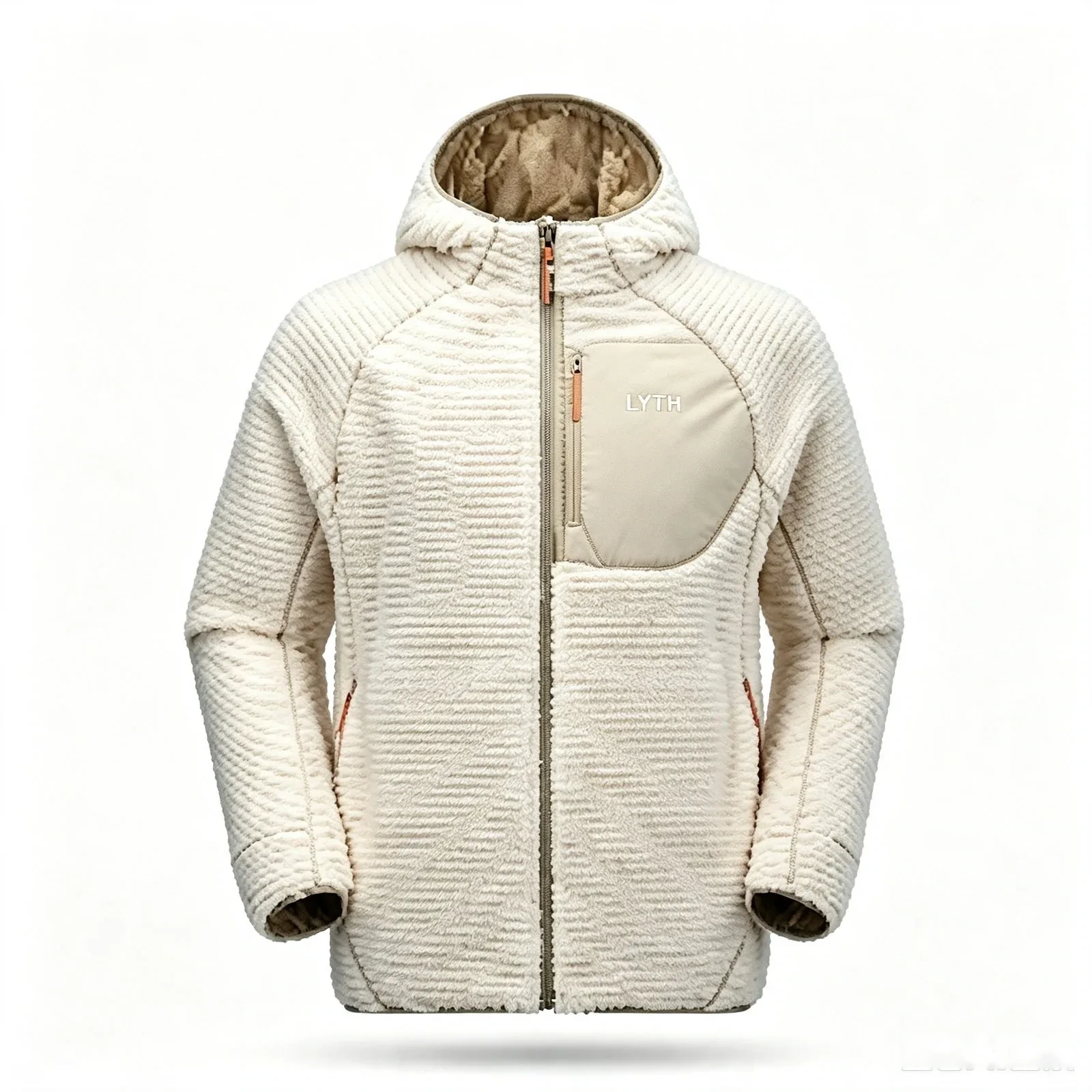 Primaloft reversible insulation jacket in beige
