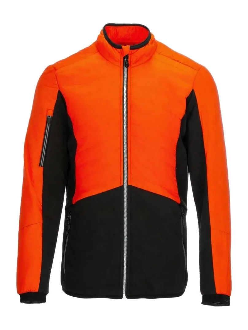 Orange-Black Light Padded Jacket