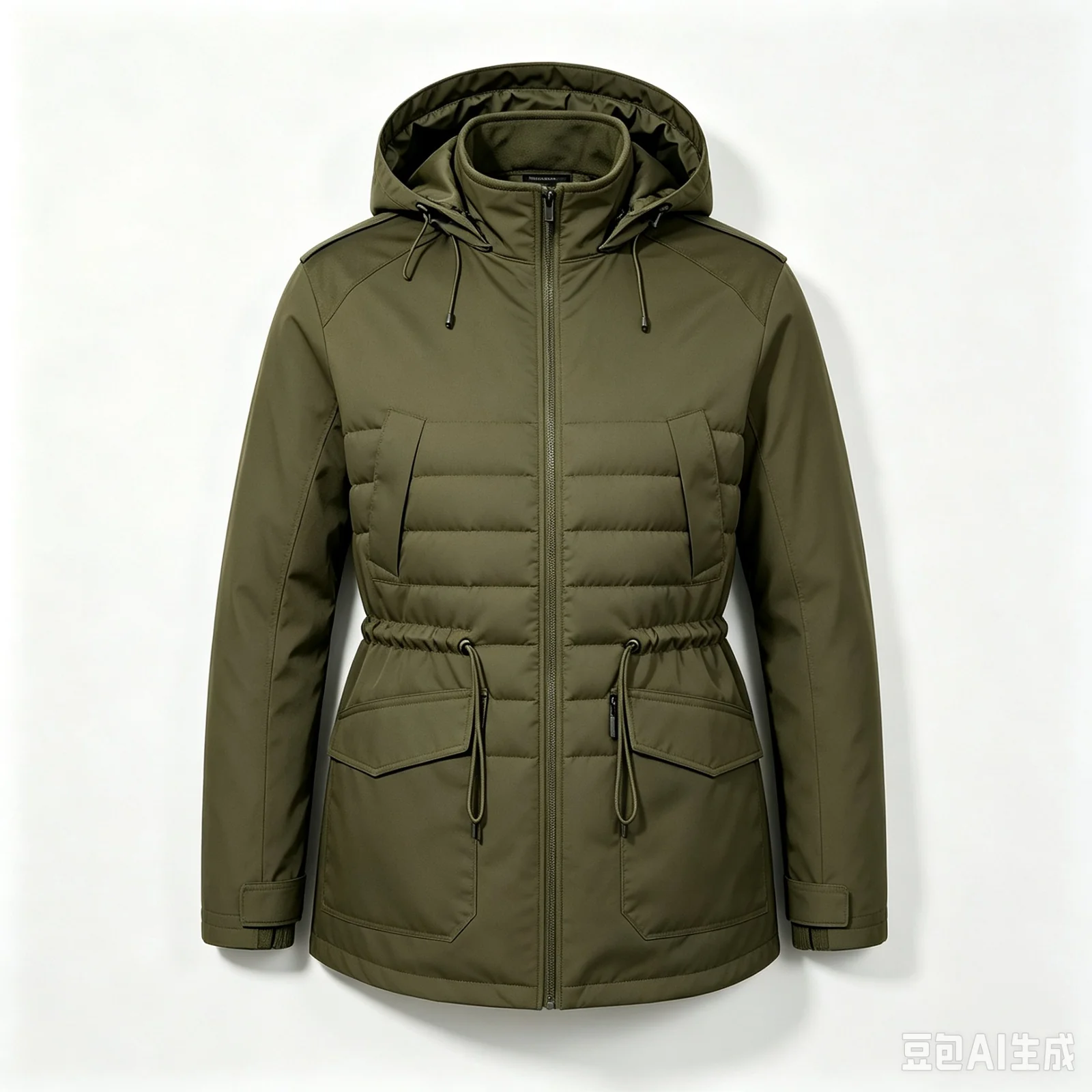 LYTH-ML09 hunting parka jacket in olive green