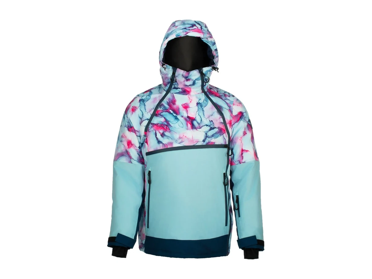LYTH SK18 pink smoke ski anorak from the ski wear series