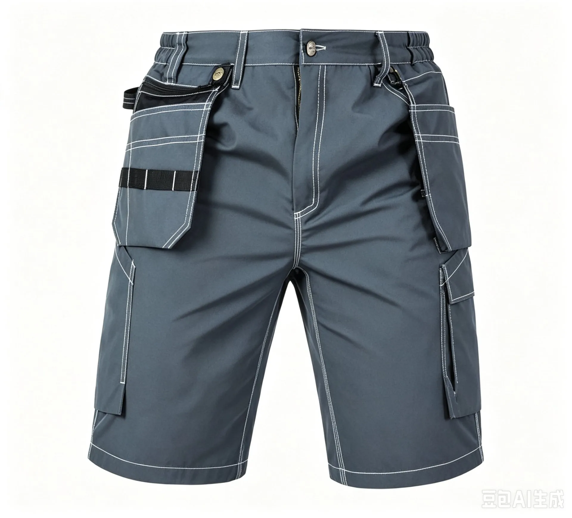 TC Grey Cargo Bermuda — OEM workwear cargo