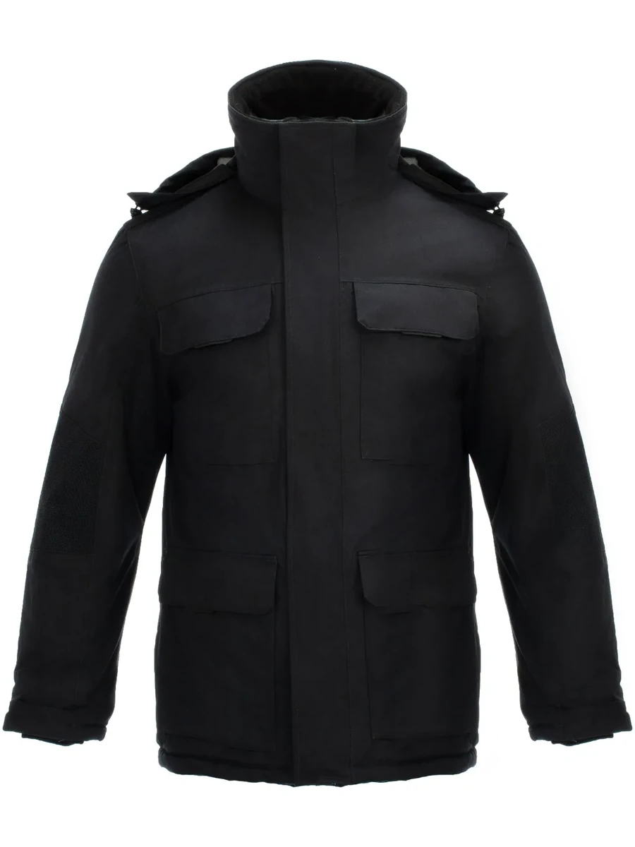 Heavy-Duty Hooded Work Parka
